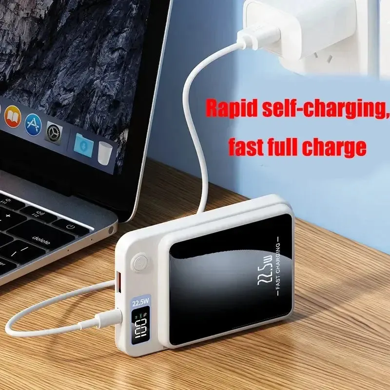 2024 New Wireless Power Bank 100000mAh  Magnetic Qi Portable Powerbank Type C Mini Fast Charger For iPhone Samsung Magsafe