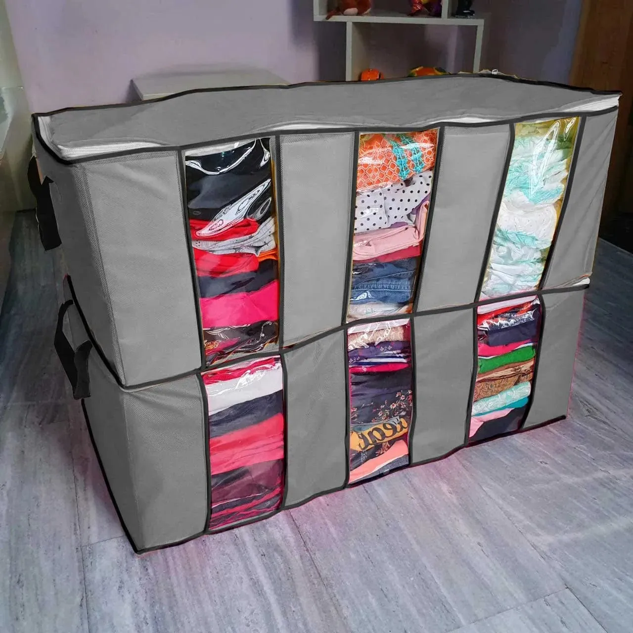 3 Compartment Storage Organizer / Clothes Storage Bag