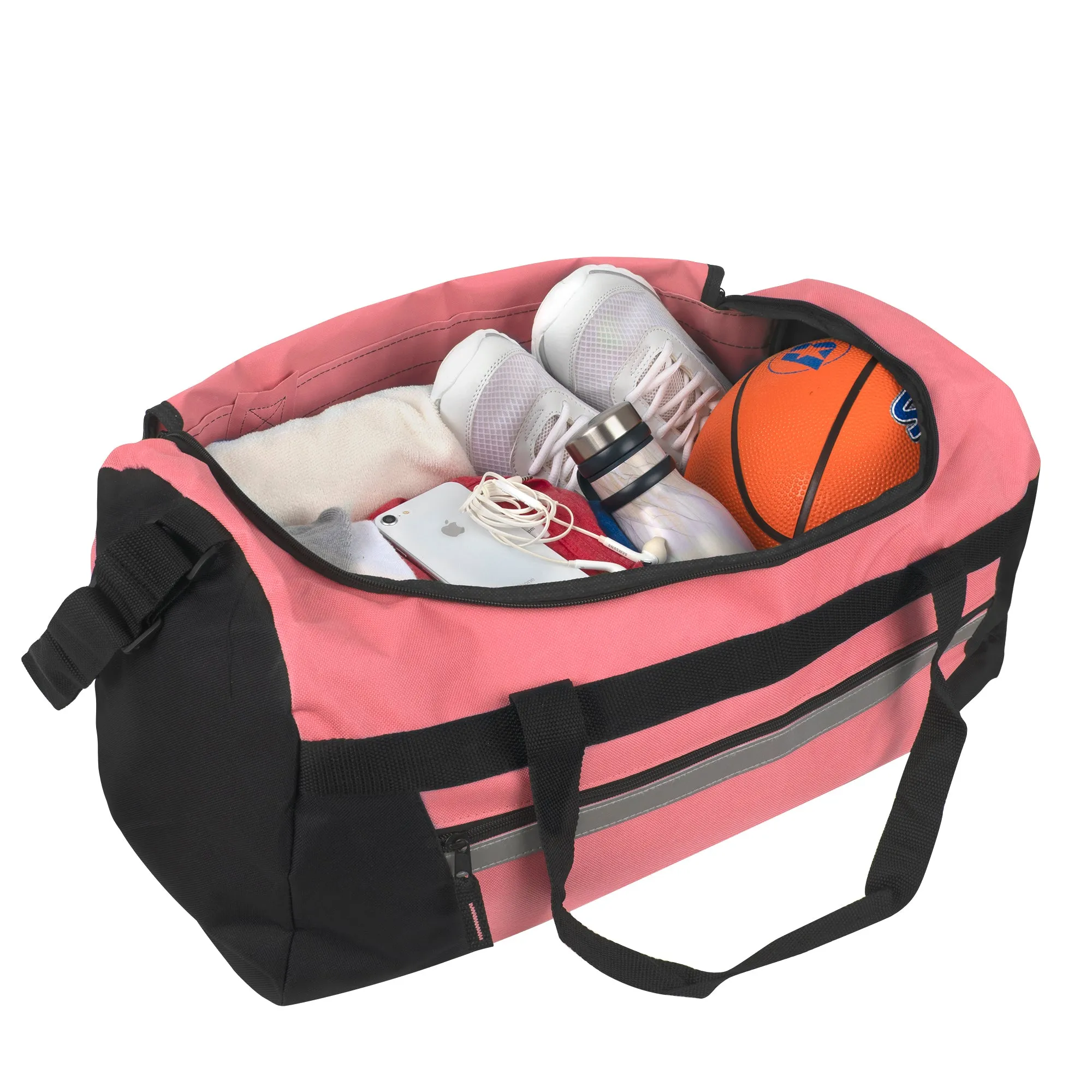 56cm Duffel Bag Large 43L Capacity - Pink