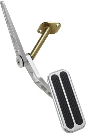 Accelerator Pedal Assembly with Rubber - Brushed Billet Aluminium LK-BAG-6096