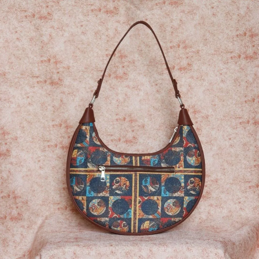 African Art Hobo Bag