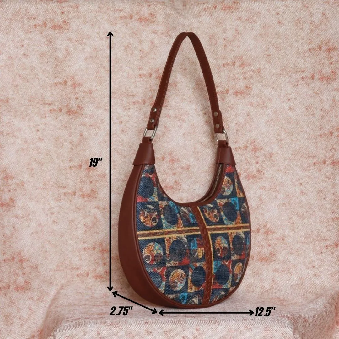 African Art Hobo Bag