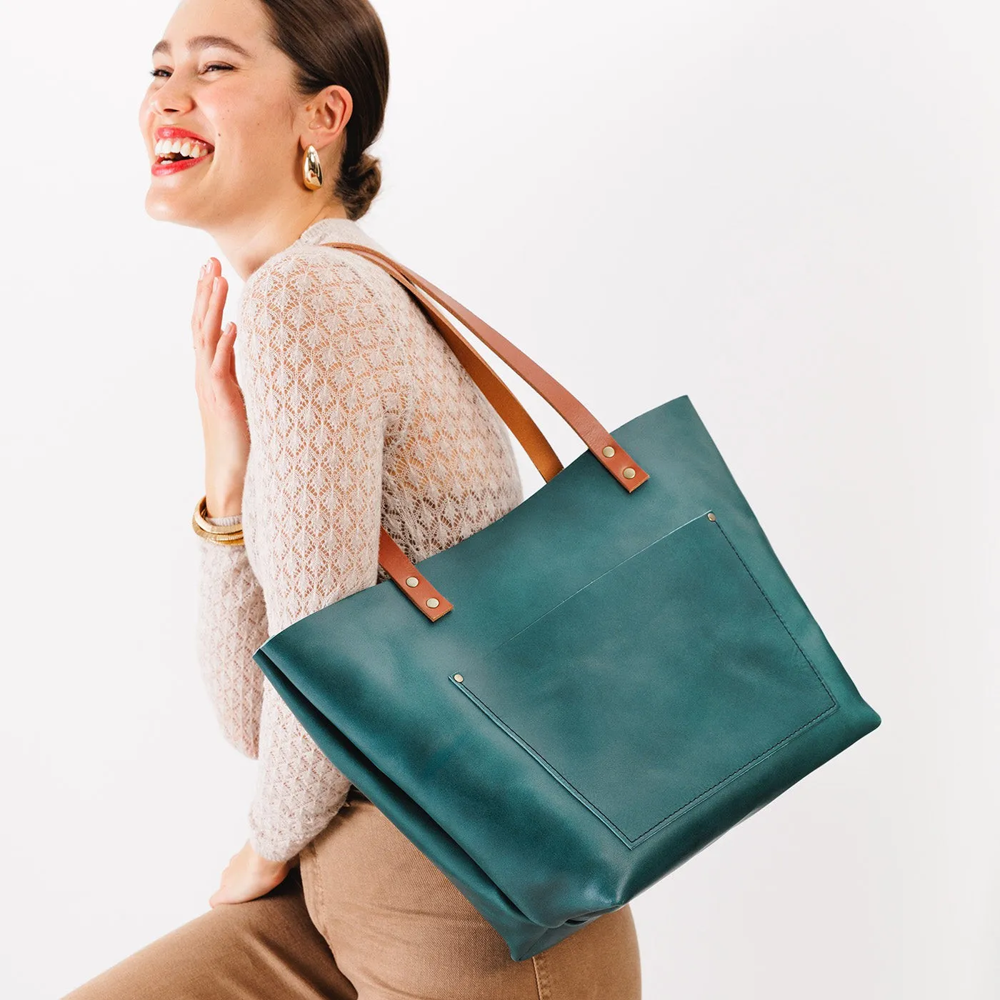 'Almost Perfect' Leather Tote Bag - Limited Edition