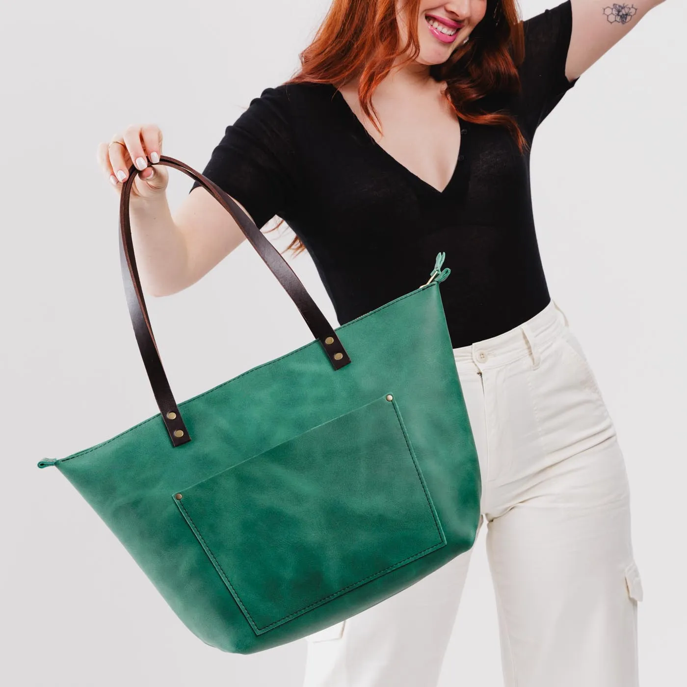 'Almost Perfect' Leather Tote Bag - Limited Edition