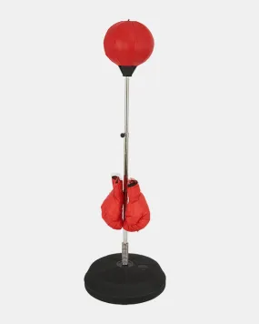 Aln Accessories Speed Ball With Stand Fitness Boxing Bag Red/Black Hj-Z8312