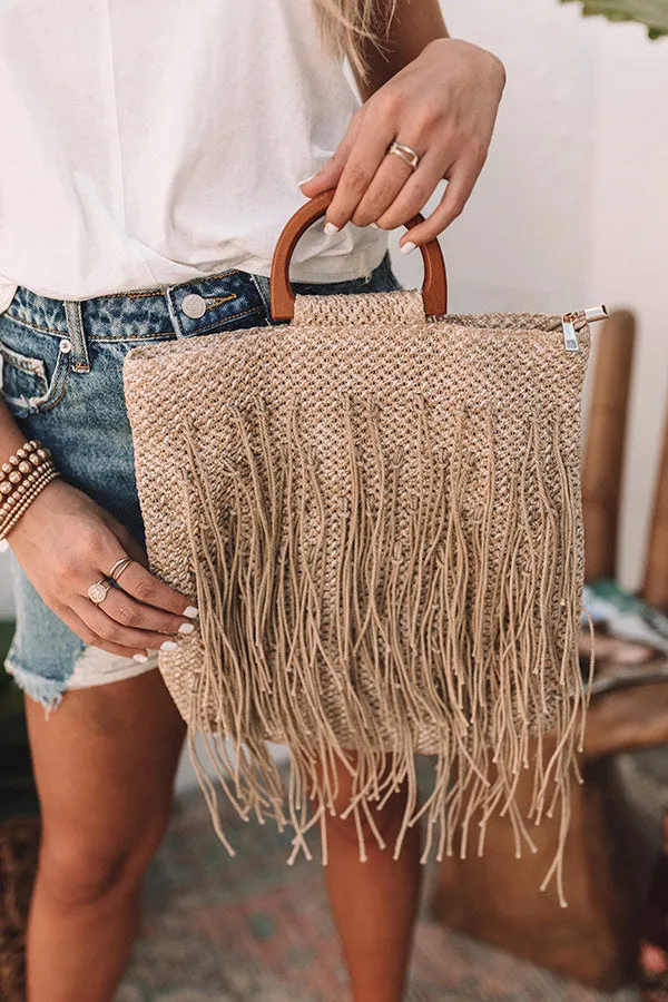 Amalfi Bound Tote In Tan