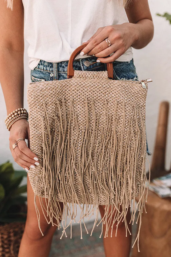 Amalfi Bound Tote In Tan