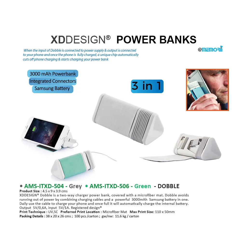 AMS-ITXD-506 - Green Dobble- 3000 MAH