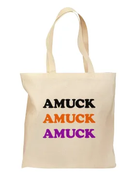 Amuck Amuck Amuck Halloween Grocery Tote Bag