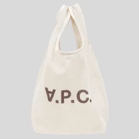 A.P.C. Rebound Shopping Bag White PSAEUH61679AAC