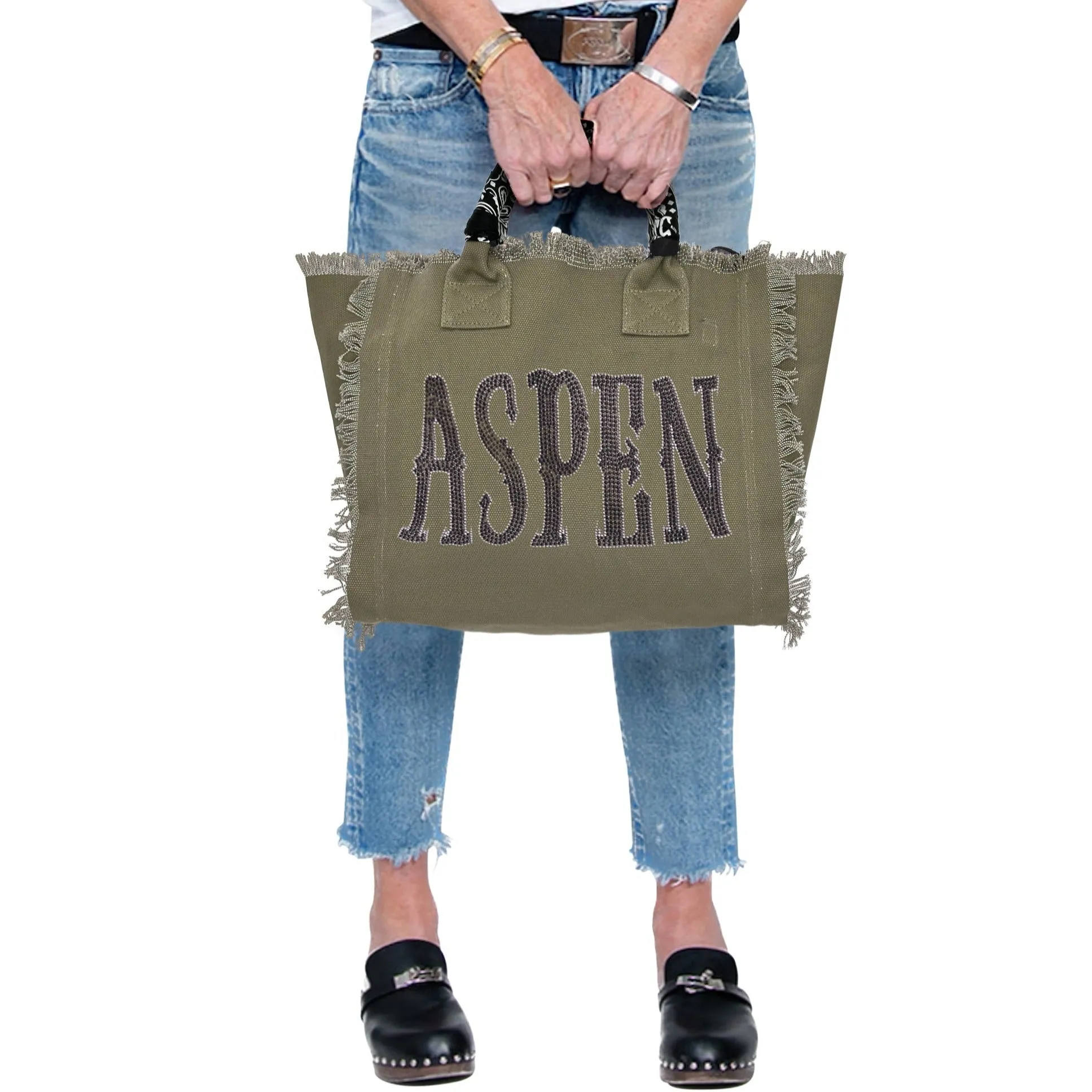 Aspen Fringe Canvas Bag