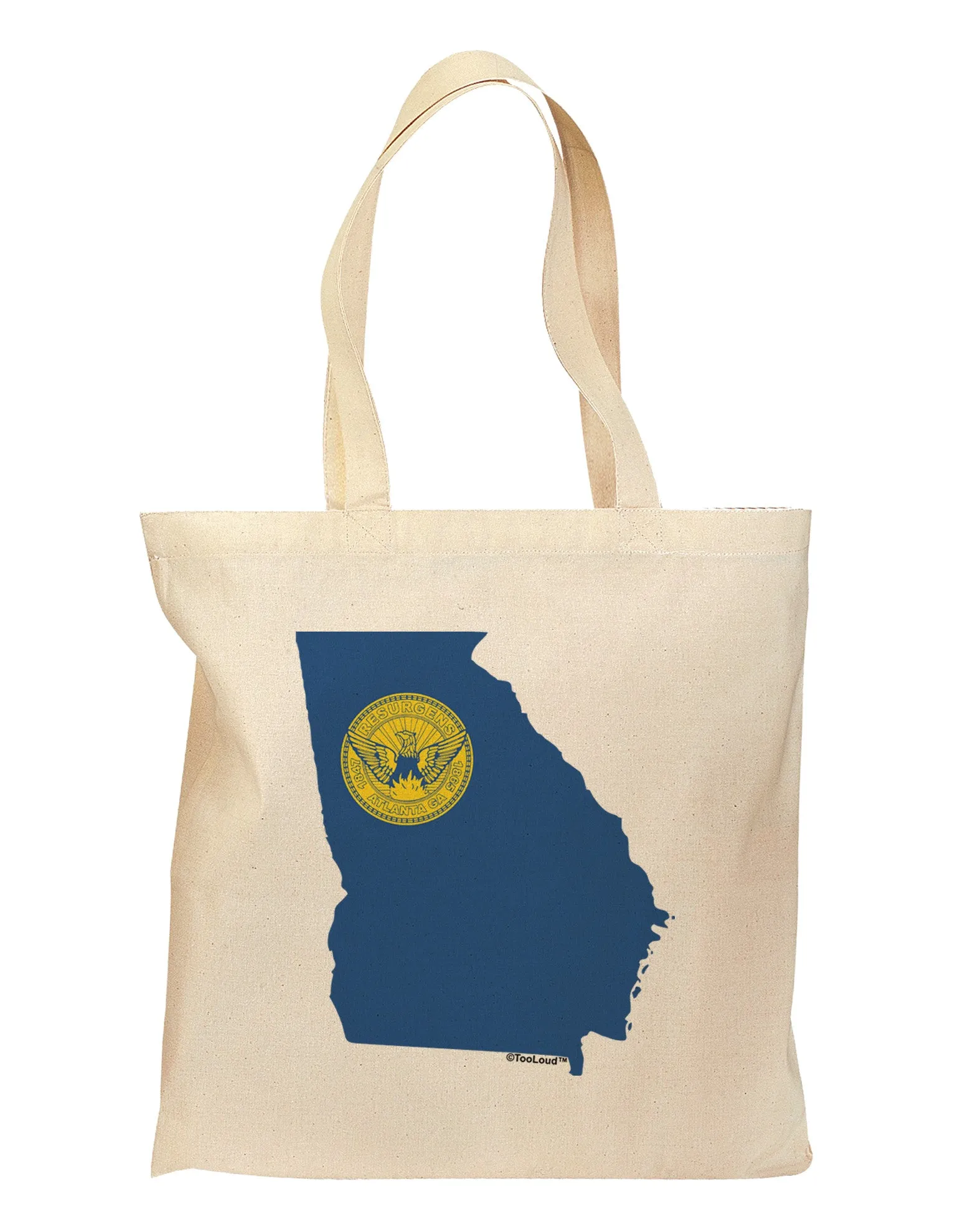 Atlanta Georgia Flag Grocery Tote Bag