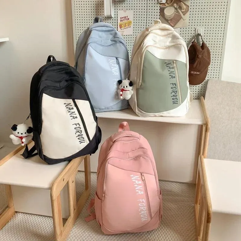 B3134 Cool Backpack - Large Capacity Cute Schoolbag