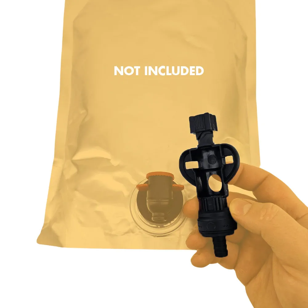 Bag-In-Box Bladder Refill or Transfer Connector (with 10mm Barb)