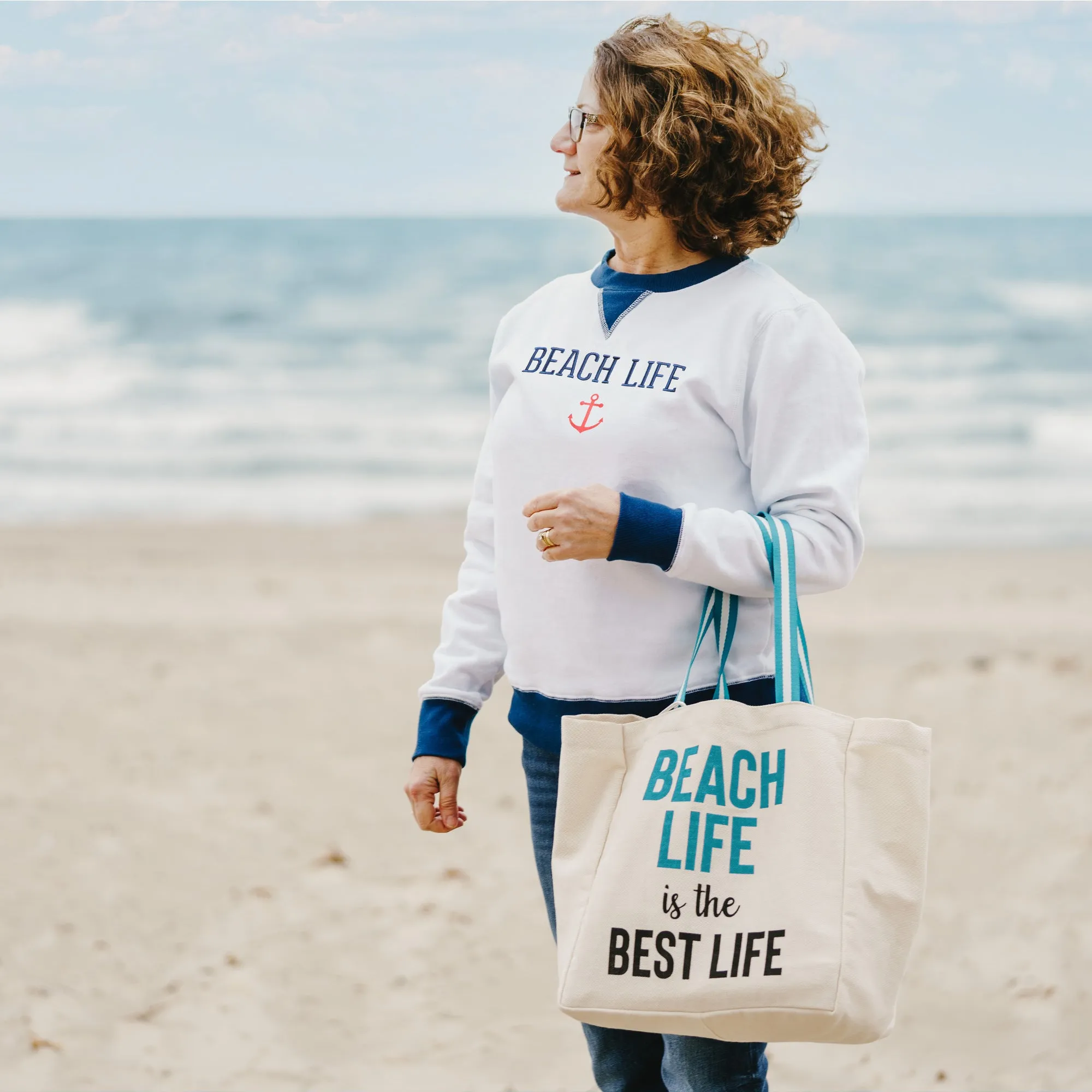 Beach Life 100% Cotton Twill Gift Bag