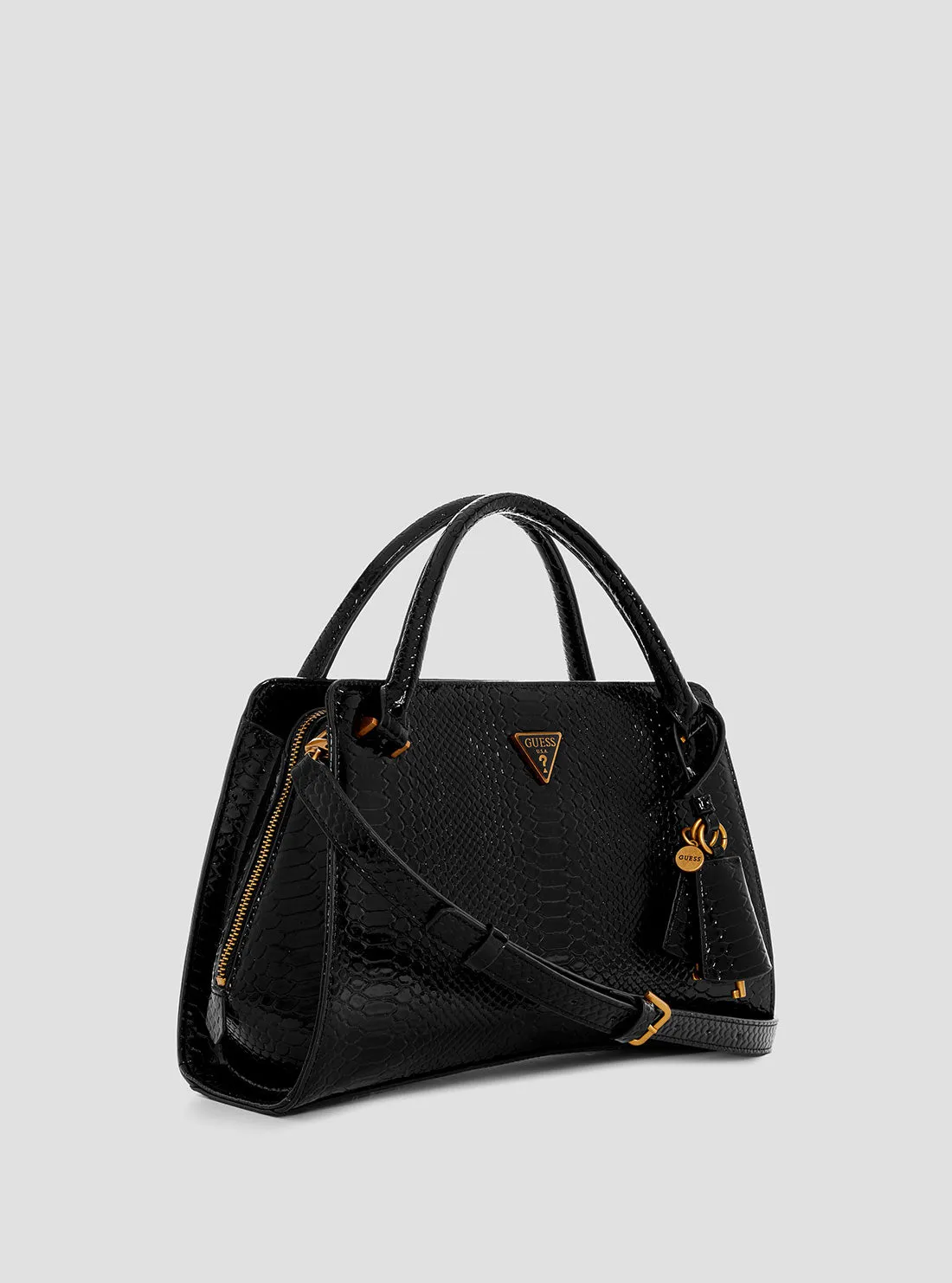 Black Annita Girlfriend Satchel Bag