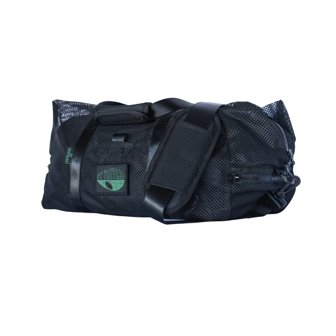 Black Mesh Duffle Bag