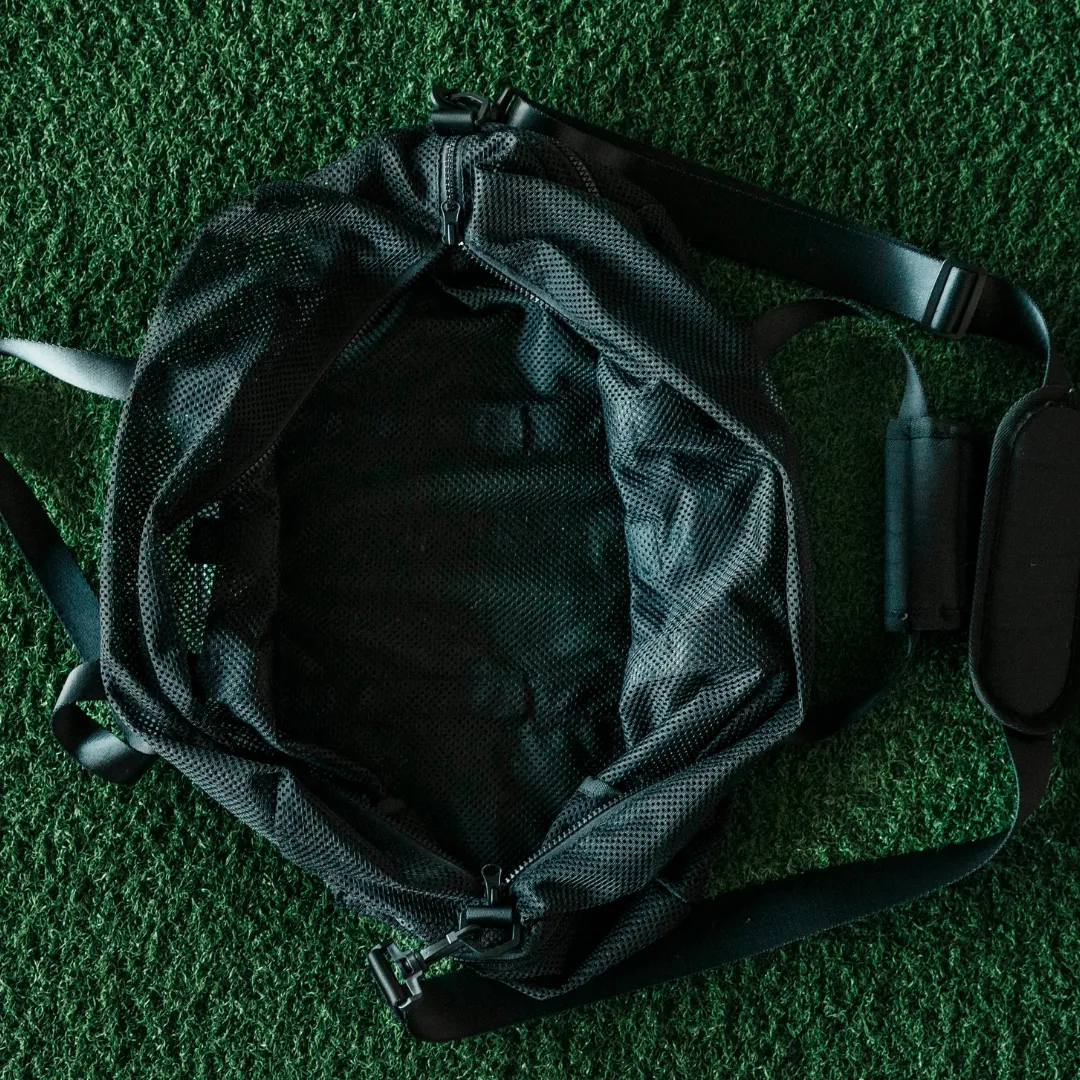 Black Mesh Duffle Bag