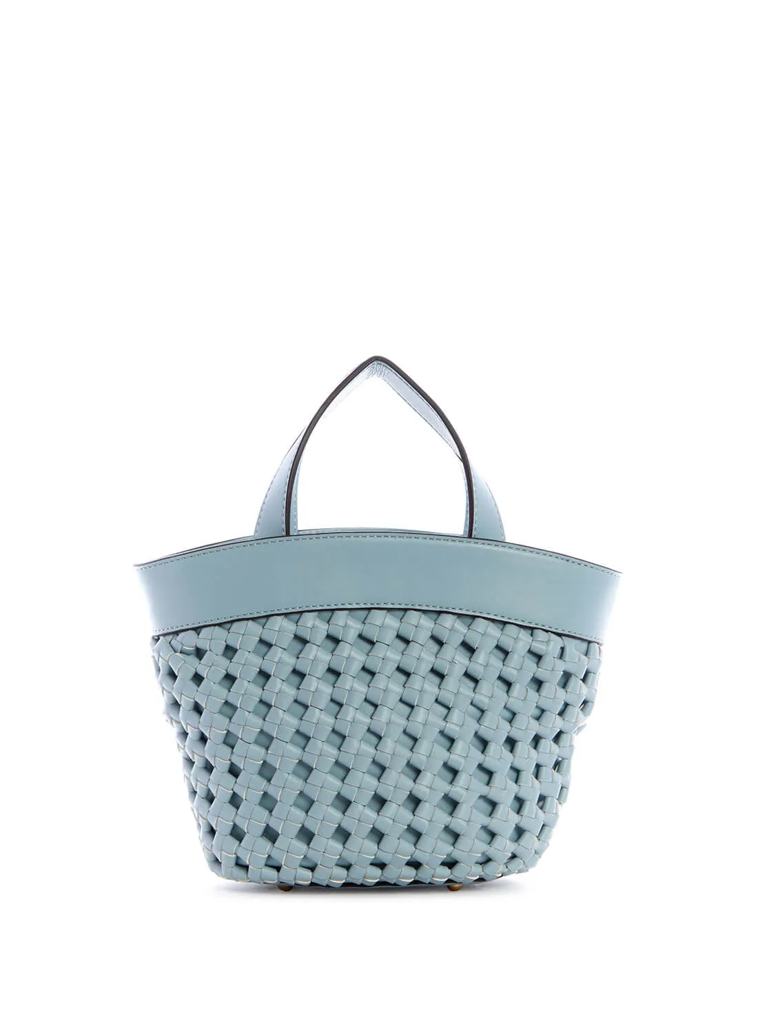 Blue Sicilia Mini Tote Bag