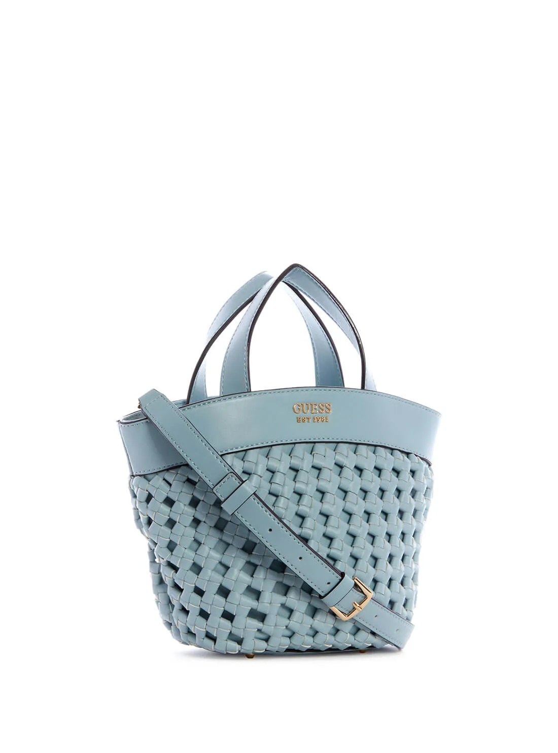 Blue Sicilia Mini Tote Bag