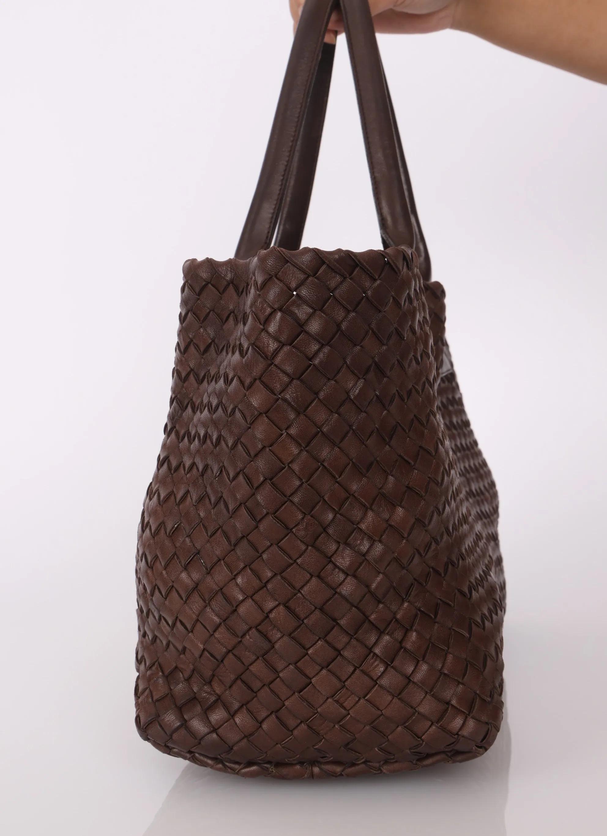 Bottega Veneta Intrecciato Cabat Medium Tote