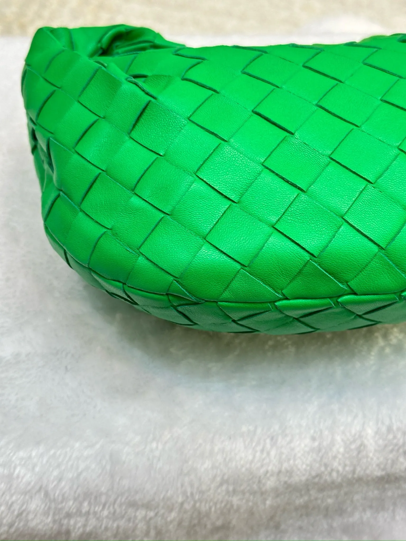 Bottega Venetia Mini Nappa Intrecciato Green GHW