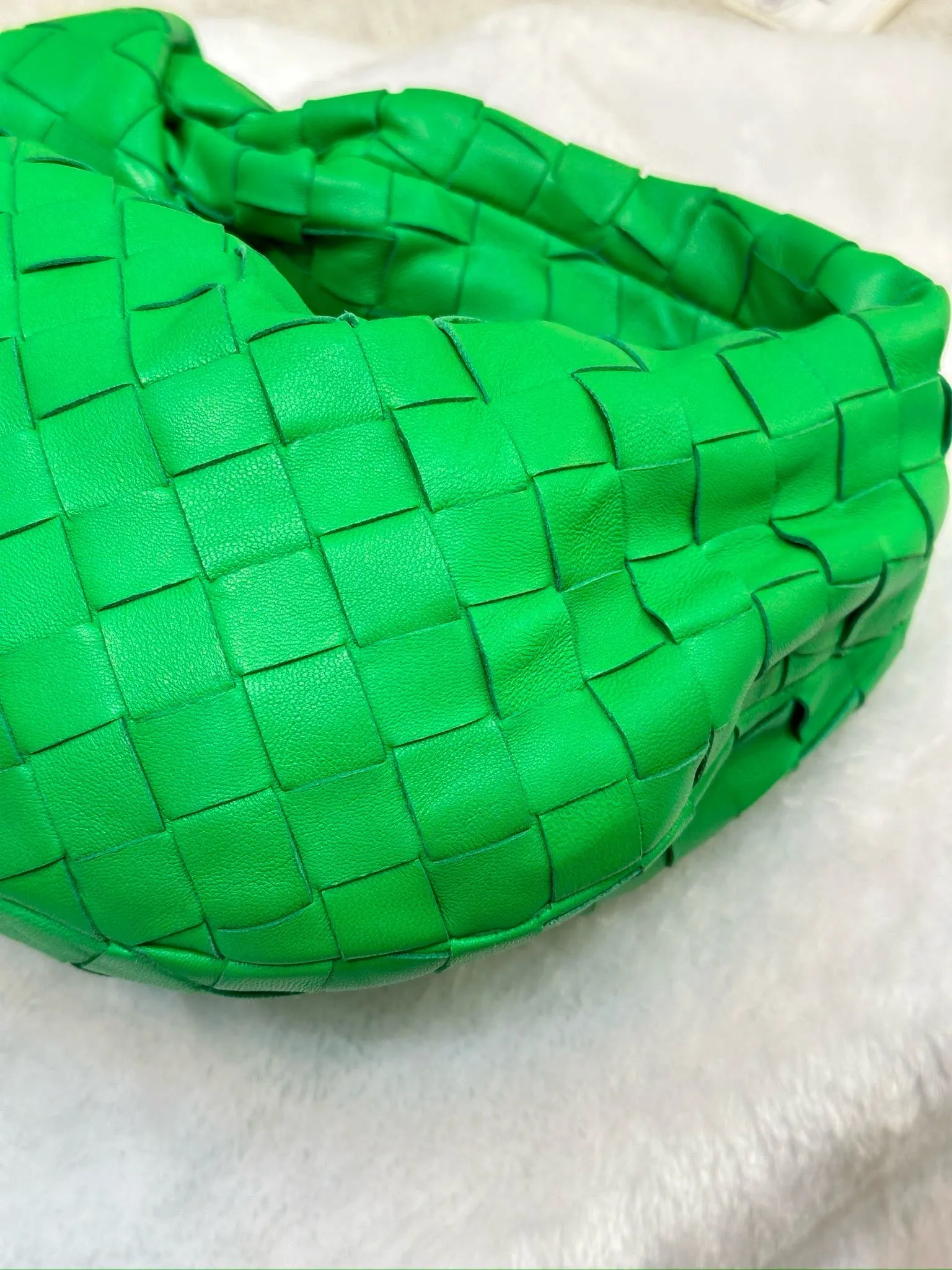 Bottega Venetia Mini Nappa Intrecciato Green GHW