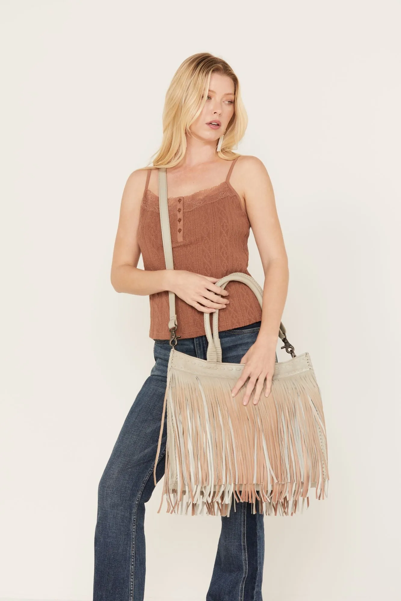 Breckenridge Fringe Tote Handbag