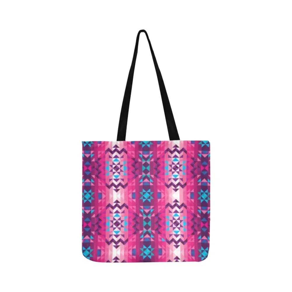 Bright Wave Reusable Shopping Bag (Two sides)