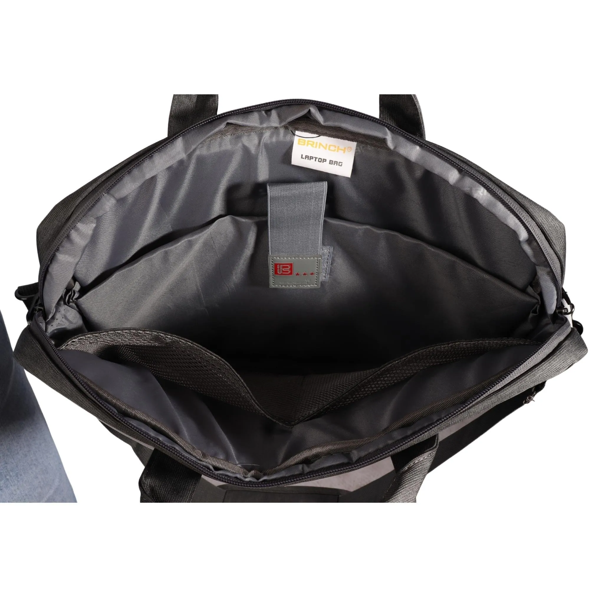 BRINCH - Pocketed Laptop Bag