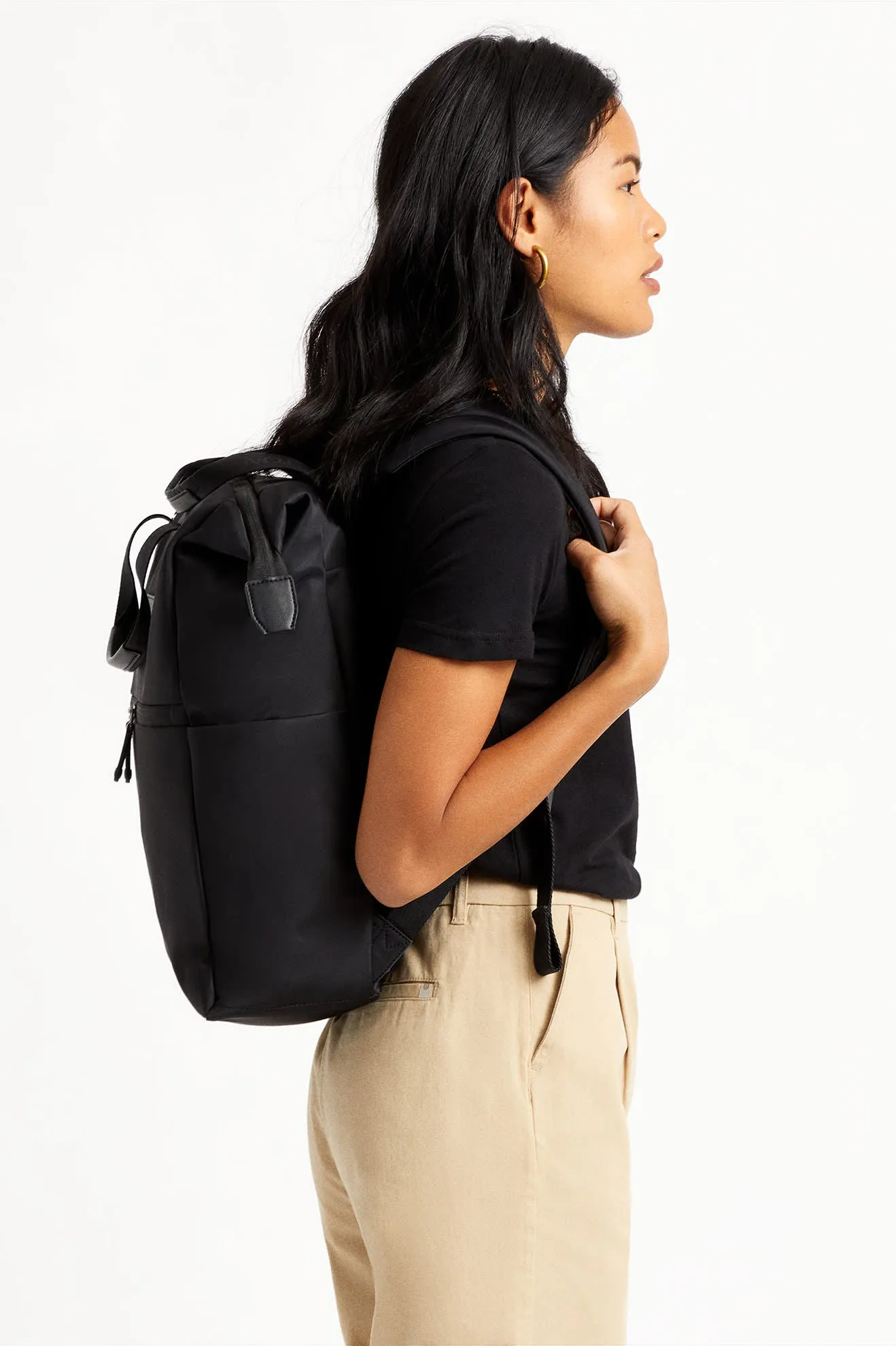 Brixton x Vessel Tote Backpack - Black