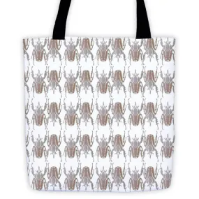 Brown Beetles Opposites Tote Bag