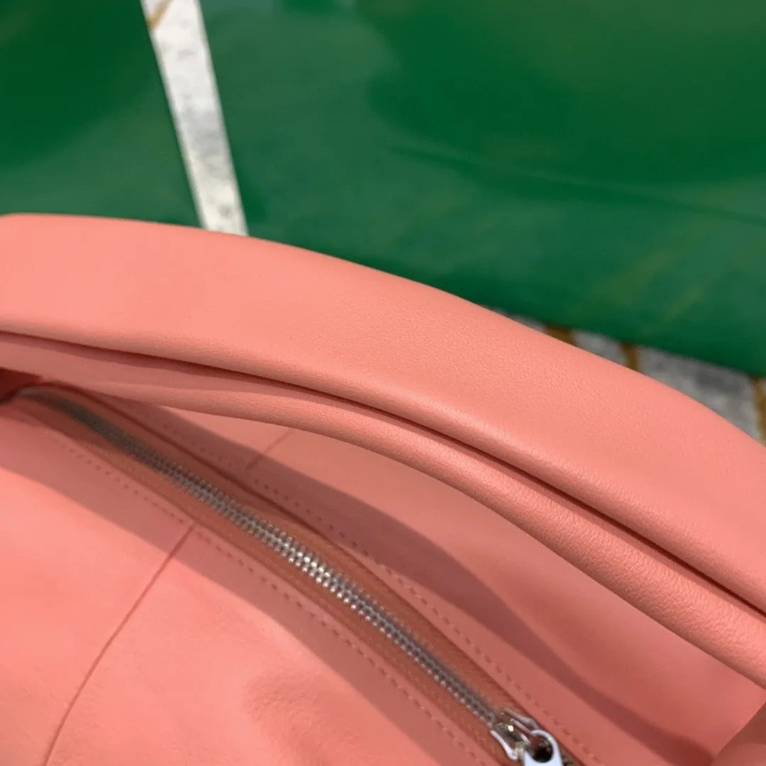 BV Double Knot Bag For Women 11.8in/30cm In Pink