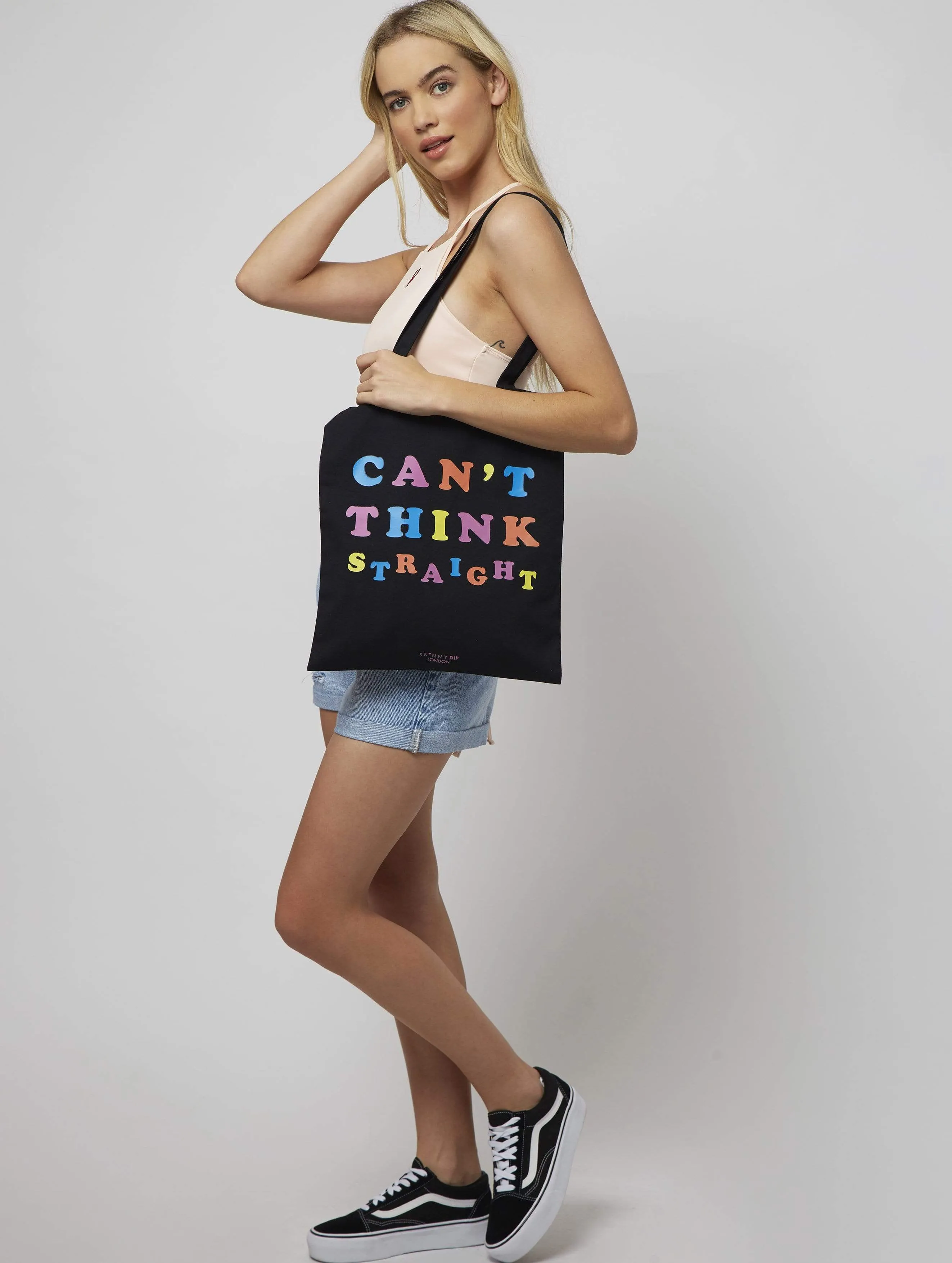 Can't Think Straight Printed Tote Bag