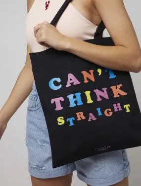 Can't Think Straight Printed Tote Bag