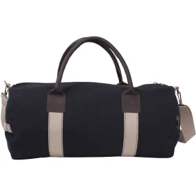 Canvas & Leather Gym Carry Duffle Bag with Straps