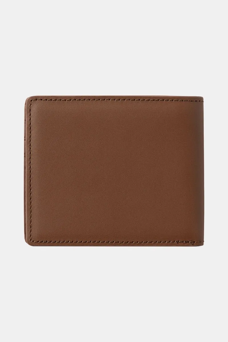 Carhartt WIP Vegas Billfold Wallet (Leather Cognac/Gold)