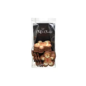 Chef Du Chocolat Mini Gingerbread Man Gift Bag 150g