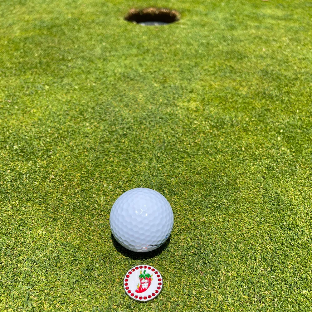 Chili Pepper Golf Ball Marker Only