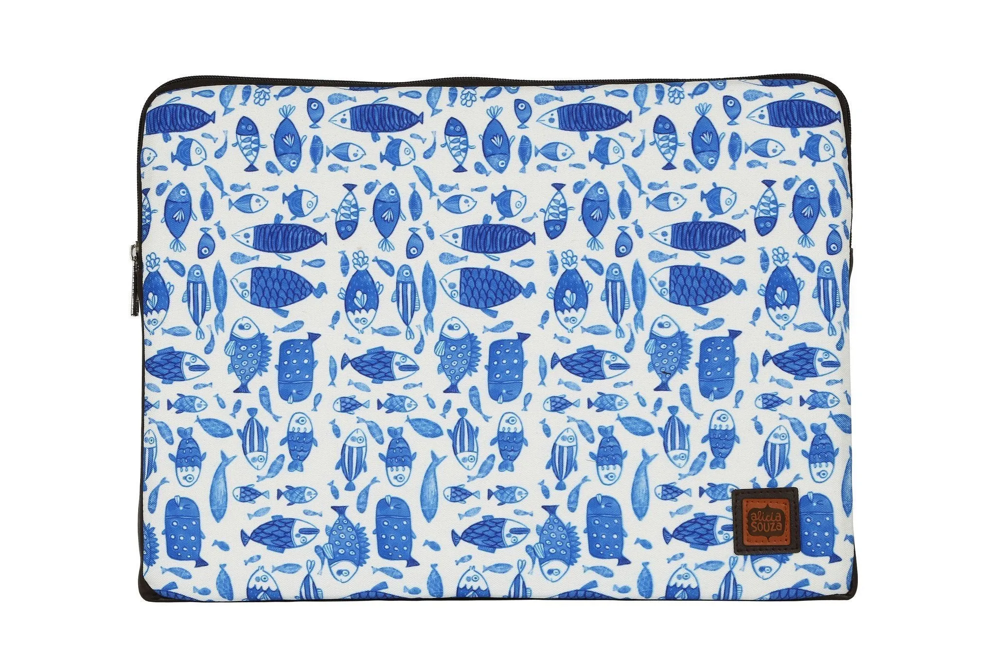 China-Blue Fish Laptop Sleeve