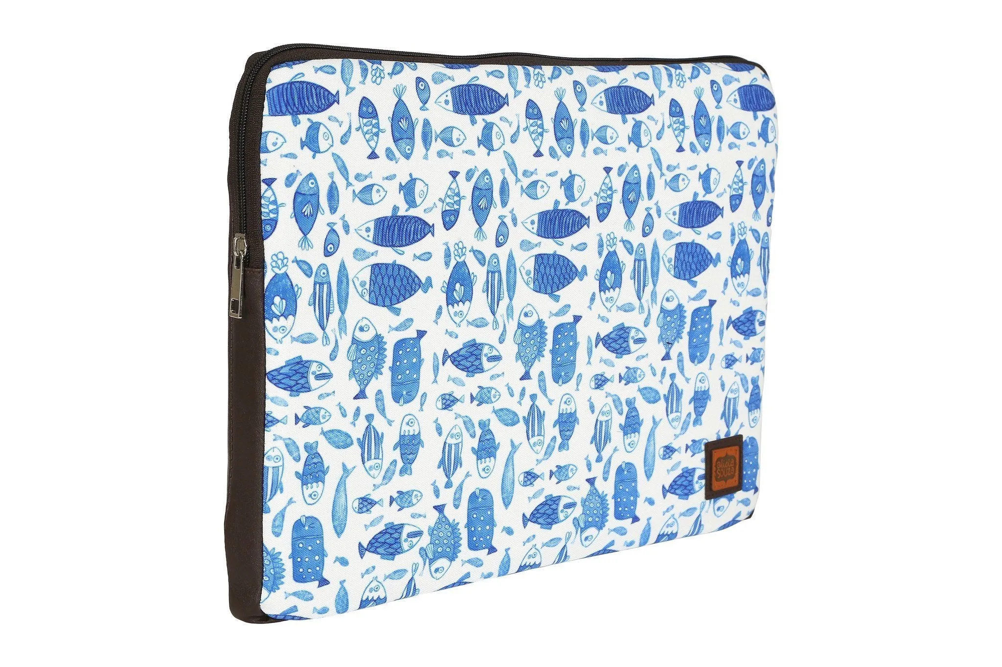 China-Blue Fish Laptop Sleeve