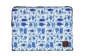 China-Blue Fish Laptop Sleeve