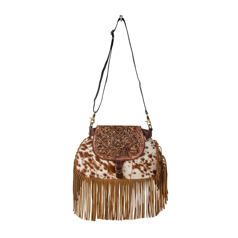 Classic Country Fringed Hand-Tooled Bag