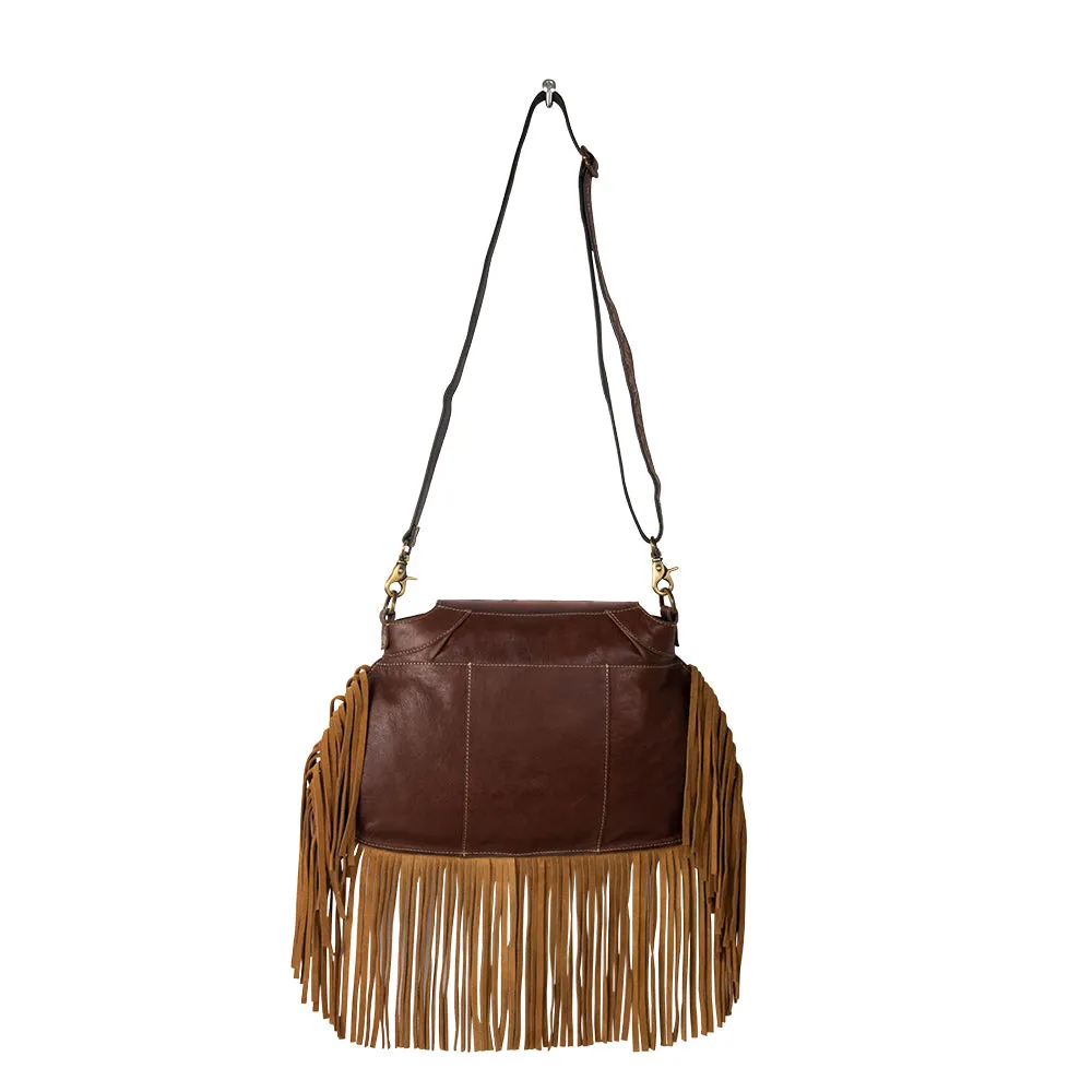 Classic Country Fringed Hand-Tooled Bag