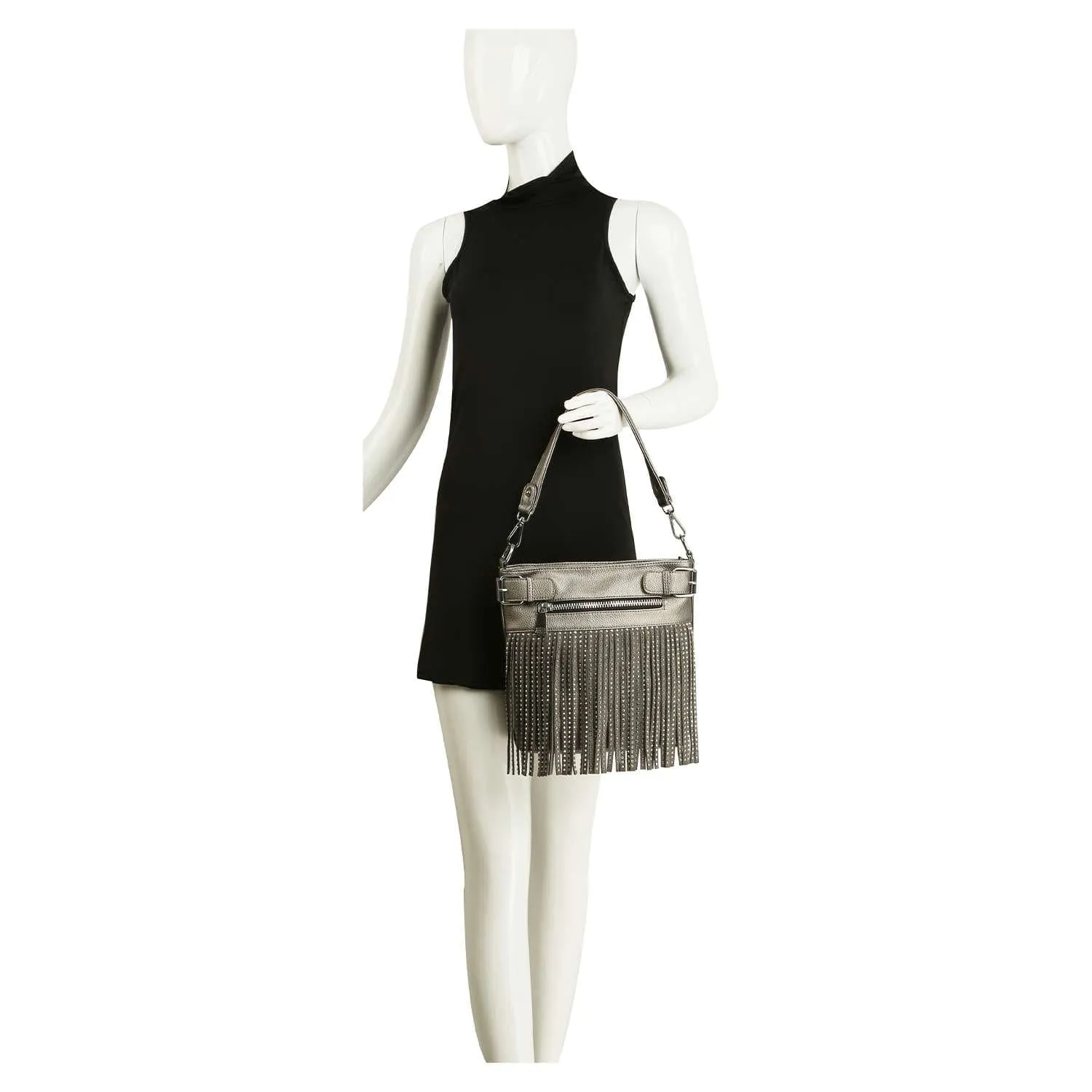 Classic Fringe Convertible Crossbody