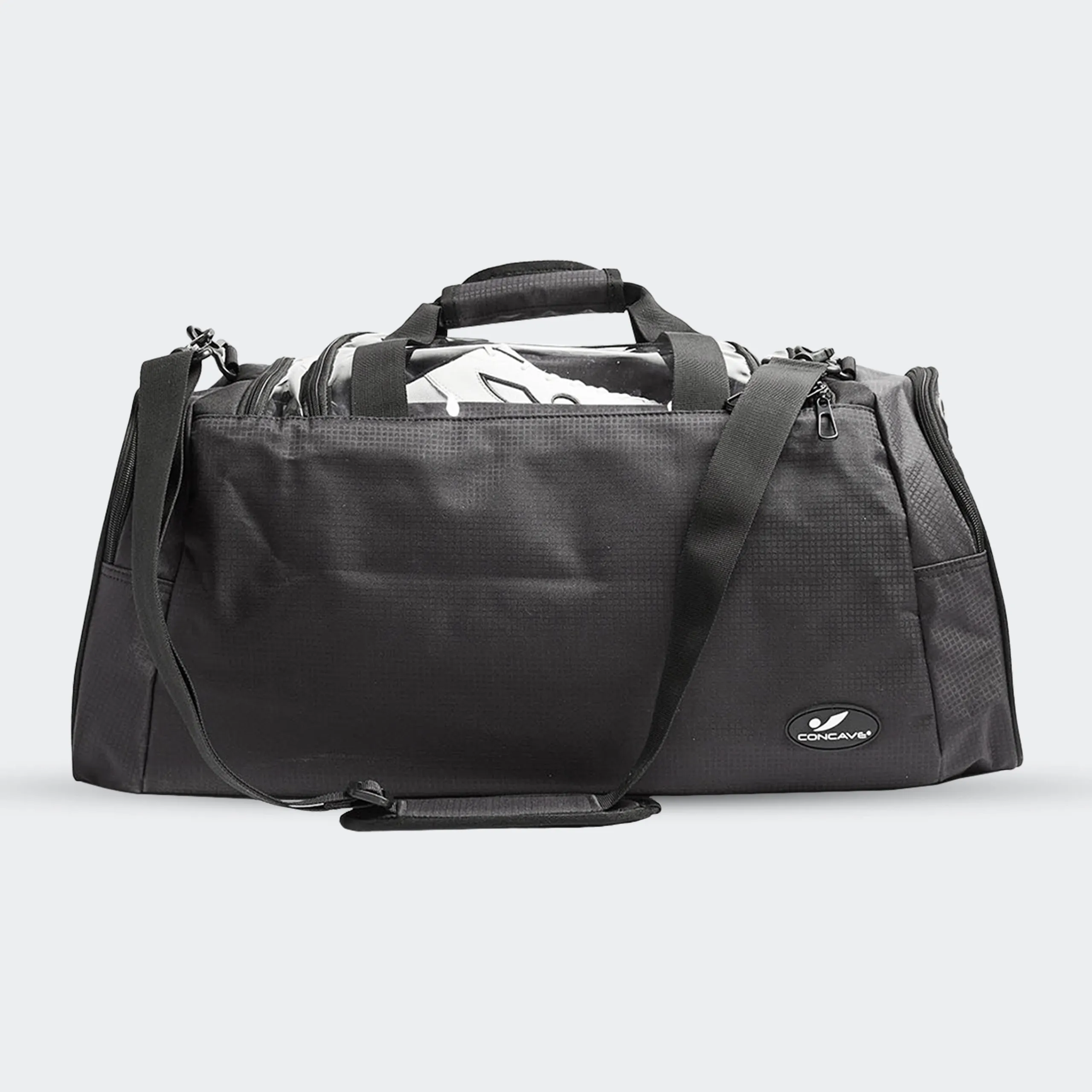 Concave Travel Bag - Black/Silver