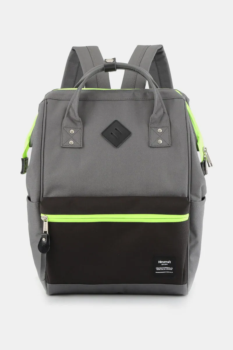 Contrast Waterproof Backpack Bag with Reinforced Edges