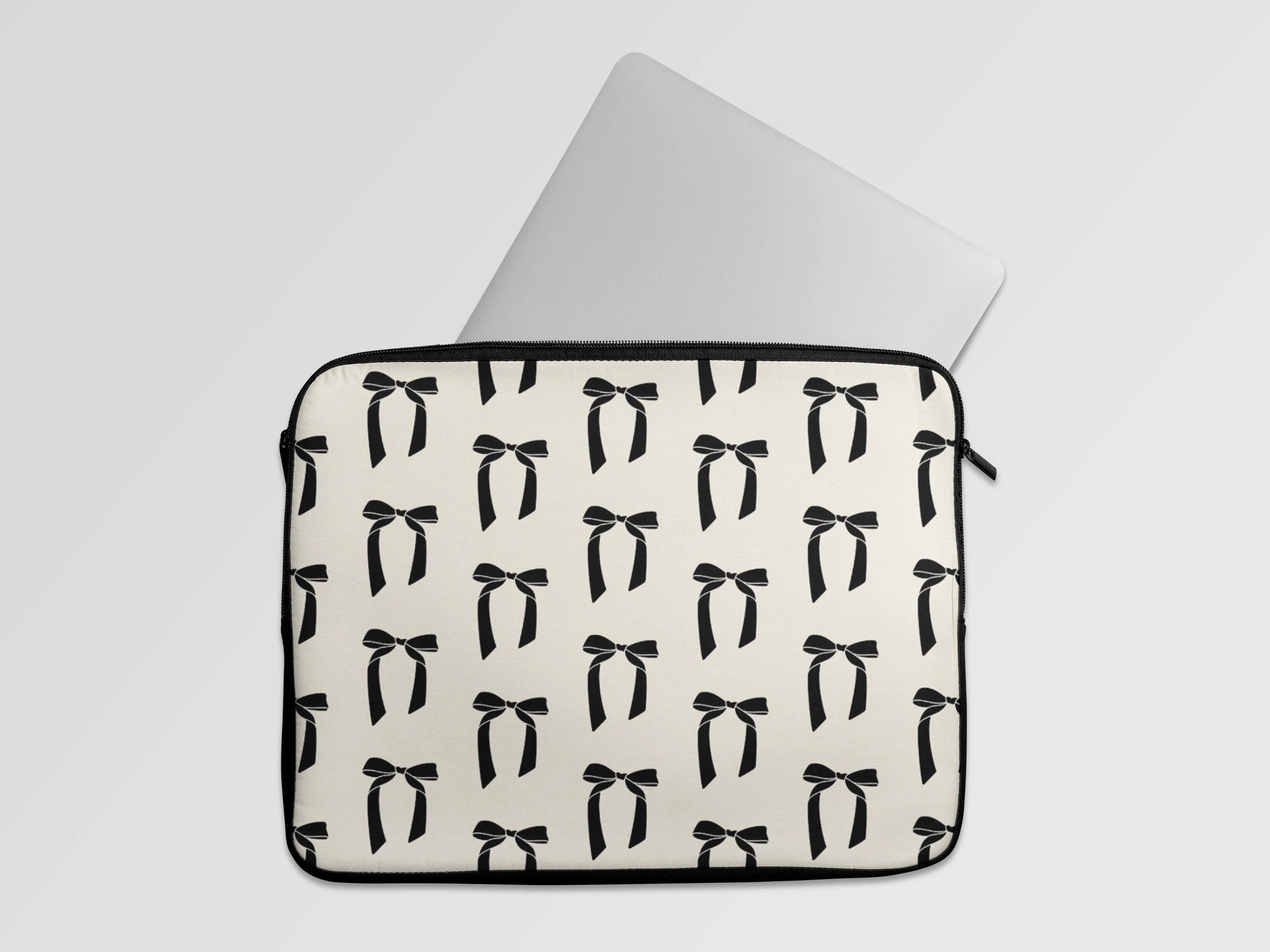 Coquette Bow Abstract Laptop Sleeve Bag