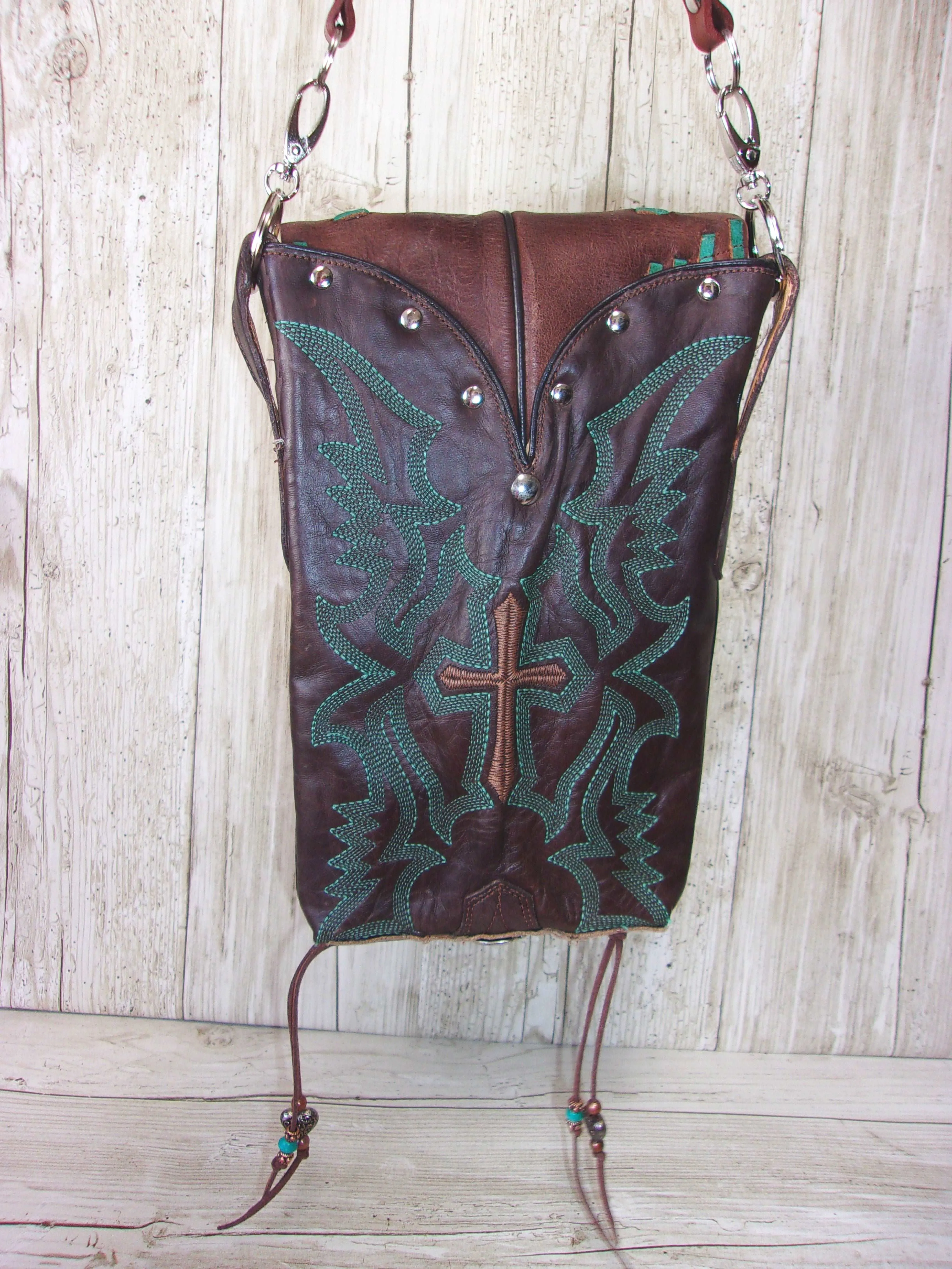 Cowboy Boot Crossbody Hipster Purse HP792