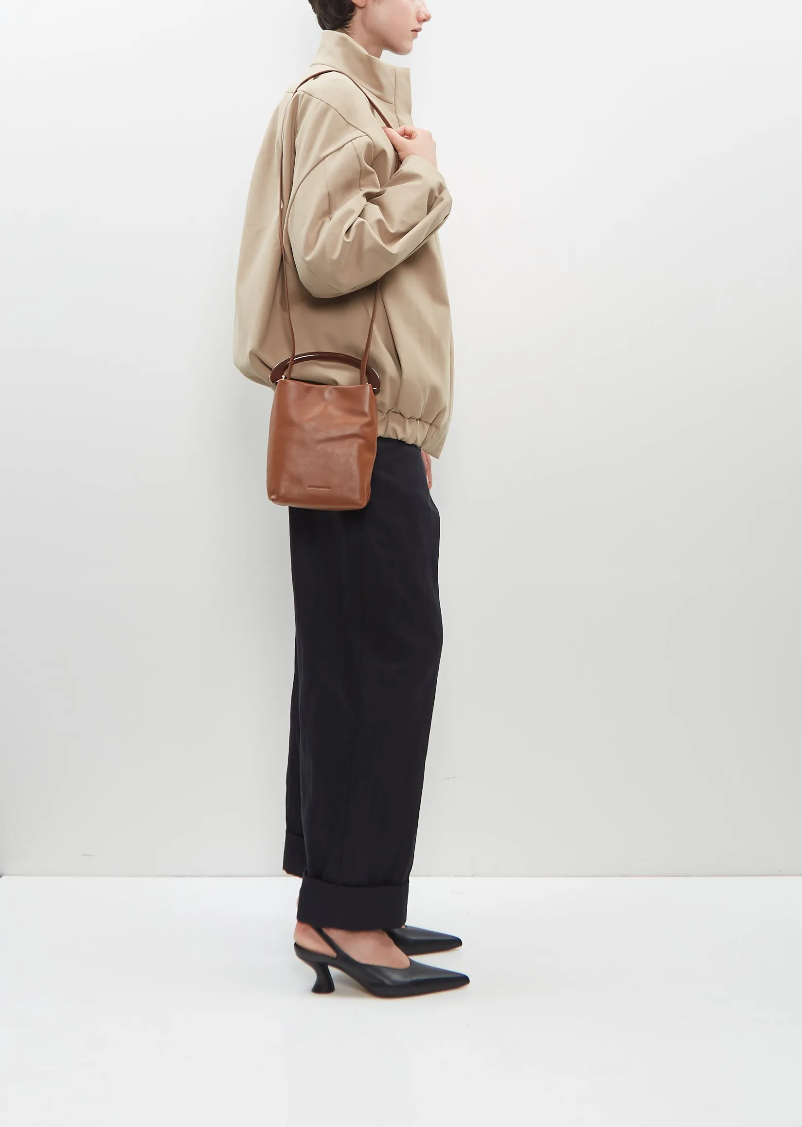 Crossbody Crisp Bag — Tan